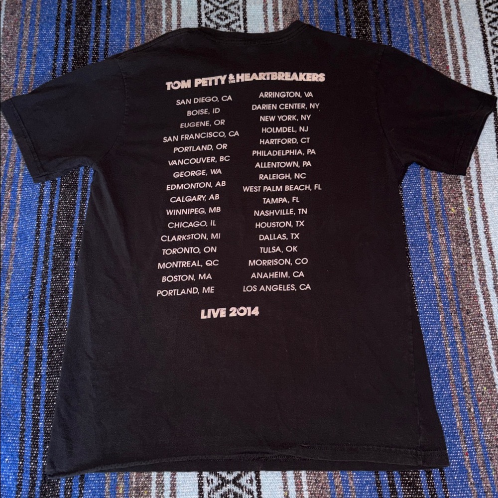 Tom Petty & The Heartbreakers 2014 Concert Tour Tee Shirt - Picture 7 of 10
